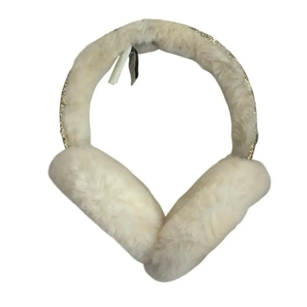 UGG Sherpa Gold Glitter Ear Muffs